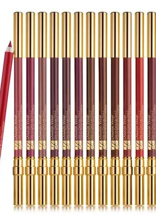 Олівець для губ estee lauder double wear stay-in-place lip pencil 18 — nude (натуральний), travel size4 фото