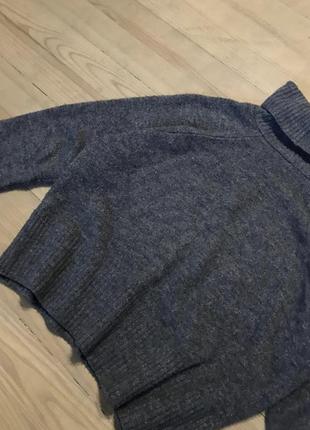 Серый свитер с горлом zara2 фото