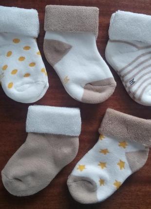 Набор детских носков для новорожденных1 фото