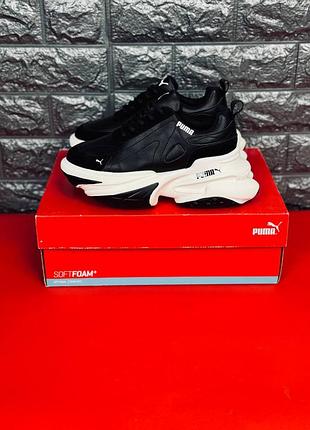 Женские кроссовки puma на высокой подошве новинка!!!!