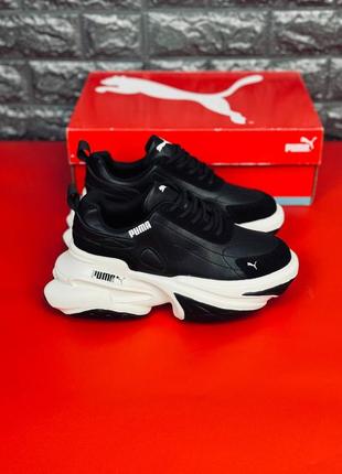 Женские кроссовки puma на высокой подошве новинка!!!!
