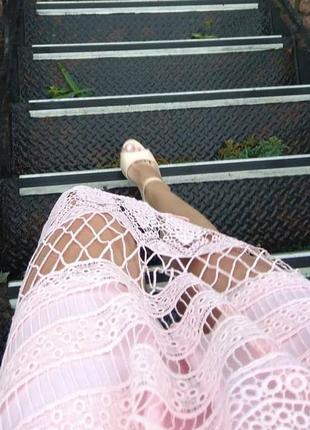 Платье нежно-розового цвета. размер s.2 фото