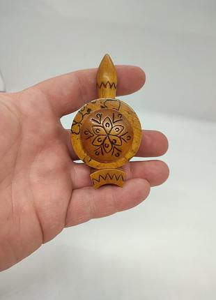 Радянський дерев'яний флакон пузирьок від парфумів духів трояндового масла ссср