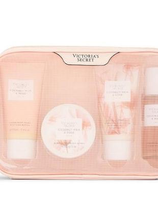 Подарунковий набір victoria's secret coconut milk & rose natural the balance starter kit