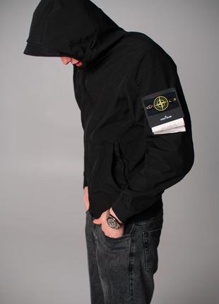 Ветровки от бренда stone island soft shell-r s,m3 фото