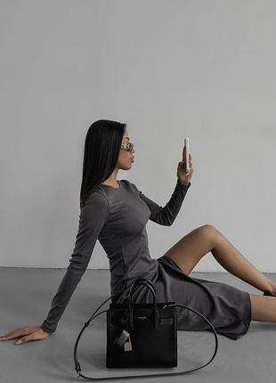 Сукня довга, сукня в рубчик5 фото