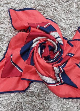 Шикарный женский шелковый платок.