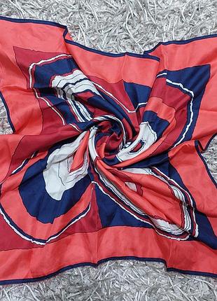 Шикарный женский шелковый платок.