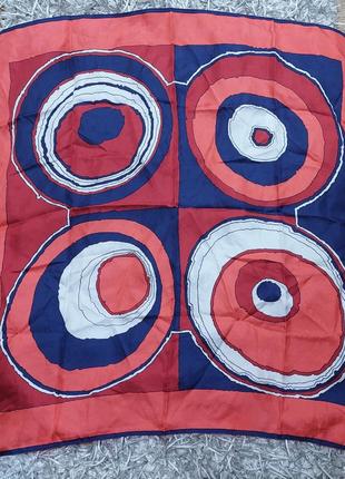 Шикарный женский шелковый платок.