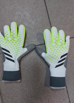 Вратарские перчатки adidas men gk predator gl pro glove soccer royal finger роз 7