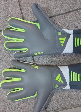 Воротарські рукавички adidas men gk predator gl pro glove soccer royal finger роз 72 фото