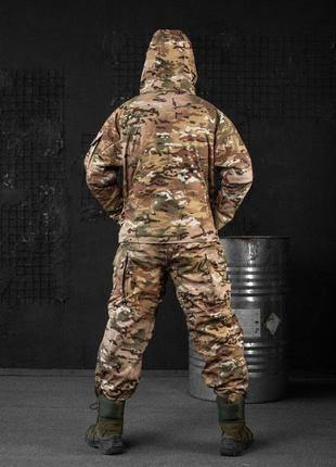 Зимовий тактичний костюм військовий multicam військова форма мультикам софтшел зимова6 фото