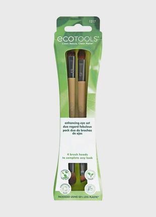 Набір кистей для макіяжу очей ecotools enhancing eye set 2 шт