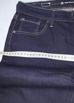 Джинсы джинси женские размер 29 44-46 / 10 стрейчевые levis curve4 фото