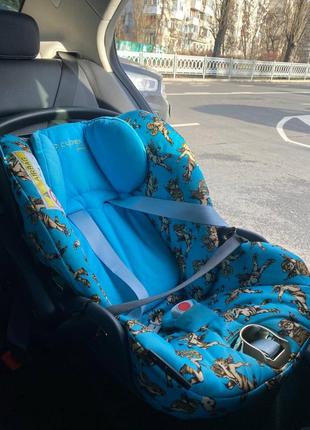 Автокрісло cybex cloud z i-size fashion edition wings by jeremy scott голубой с крыльями blue boy гр. 0+ 0-13 кг3 фото