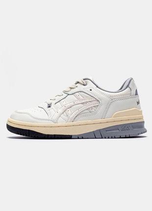 Мужские / женские кроссовки асикс экс ex 89/ ballaholic asics ex89 8 grey cерые светлые