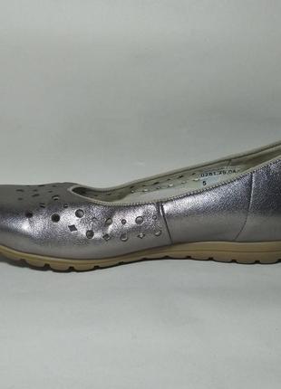 Ортопедичні туфлі, балетки waldlaufer luftpolster шкіряні, розмір 38/394 фото