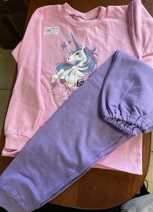 Пижама пижама начес начёс флис флис флис единорог единорог