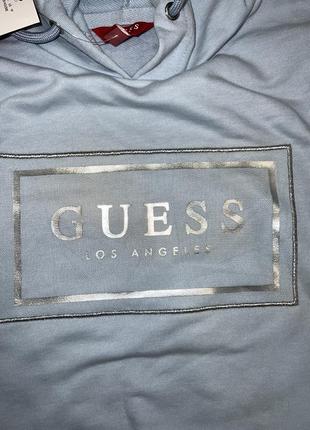 Худі блакитне guess xs3 фото