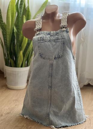 Джинсовый сарафан