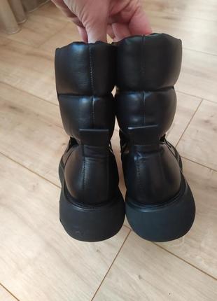 Фирменные кожаные сапожки kennel &amp; schumacher, стильные кожаные ботинки8 фото