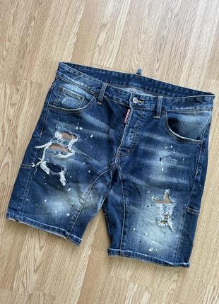 Шорти dsquared2 icon distressed