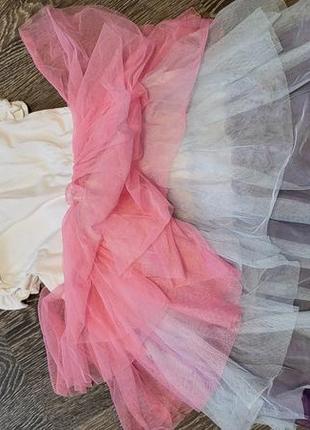 Сукня з єдинорогом та пишною юбкою2 фото