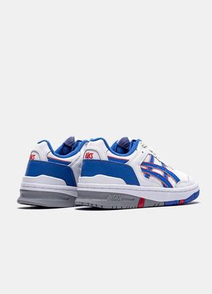 Мужские / женские кроссовки асикс экс ex 89/ asics ex89 8 new york knicks яркие голубые синие/демисезонные/весенние, летние, осенние8 фото