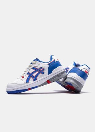 Мужские / женские кроссовки асикс экс ex 89/ asics ex89 8 new york knicks яркие голубые синие/демисезонные/весенние, летние, осенние6 фото