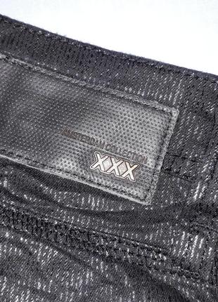 Джинсы джинси женские размер 48 / 14 стрейчевые черные новые под кожу3 фото