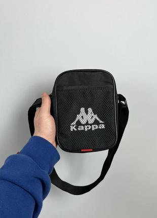 Мессенджер kappa, борсетка каппа небольшая, сумка каппа через плечо мужская/подростковая унисекс