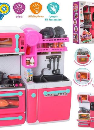 Ігровий набір limo toy меблі для барбі кухня зі світлом та звуком 660961 фото