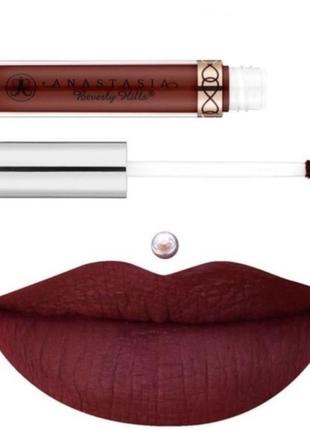 Жидкая матовая помада anastasia beverly hills liquid lipstick1 фото