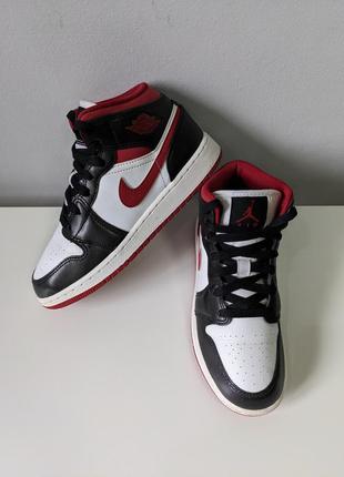 ❗️❗️❗️кроссовки женские nike air jordan 1 mid women's elite shoes 36 р. оригинал2 фото