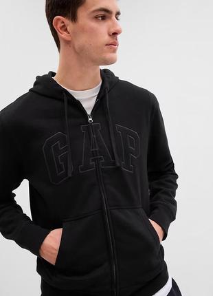 Толстовка чоловіча худи на блискавці gap оригінал