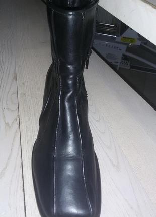 Кожаные ботинки, утепленные, бренда bianco размер 39 (25.7 см)4 фото