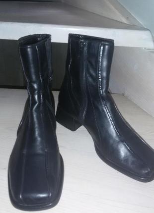 Кожаные ботинки, утепленные, бренда bianco размер 39 (25.7 см)1 фото