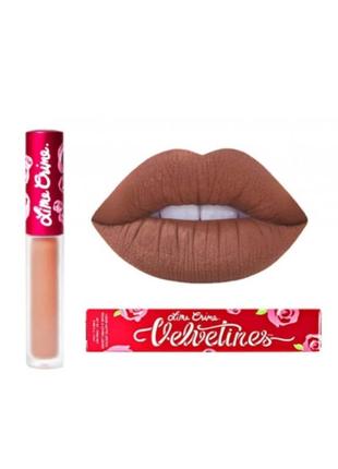 Матовая помада lime crime — shroom