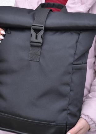 Рюкзак roll top жіночий для ноутбука.4 фото