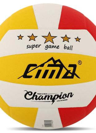 Мяч волейбольный клееный №5 cima champion vb-9020