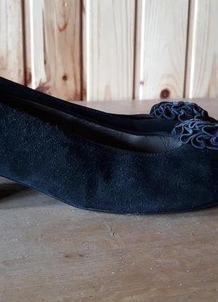 Туфли из натуральной замши  luftpolster