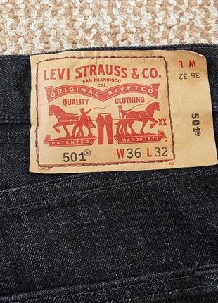 Levi's 501 джинси оригінал (w36 l32)5 фото