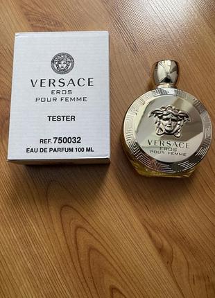 Женские духи versace eros pour femme (тестер) 100 ml.