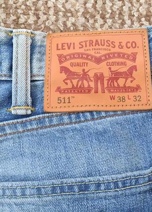 Levi's 511 джинси slim fit оригінал (w38 l32)6 фото