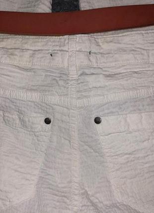 Оригинал прогулочные стрейчевые брюки белого цвета все лого выбиты   humph jeans2 фото