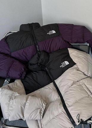 Стильные дутые куртки the north face