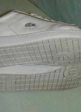 Lacoste - шкіряні кросівки кеді 6