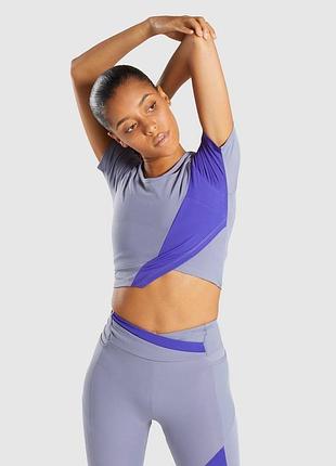 Женский кроп топ gymshark asymmetric оригинал