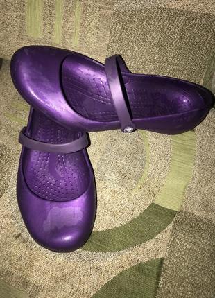 Балетки crocs оригинал w8