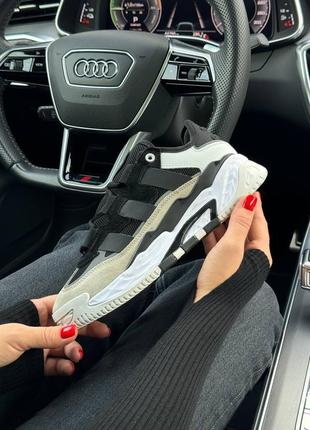 Adidas originals niteball new black grey white
